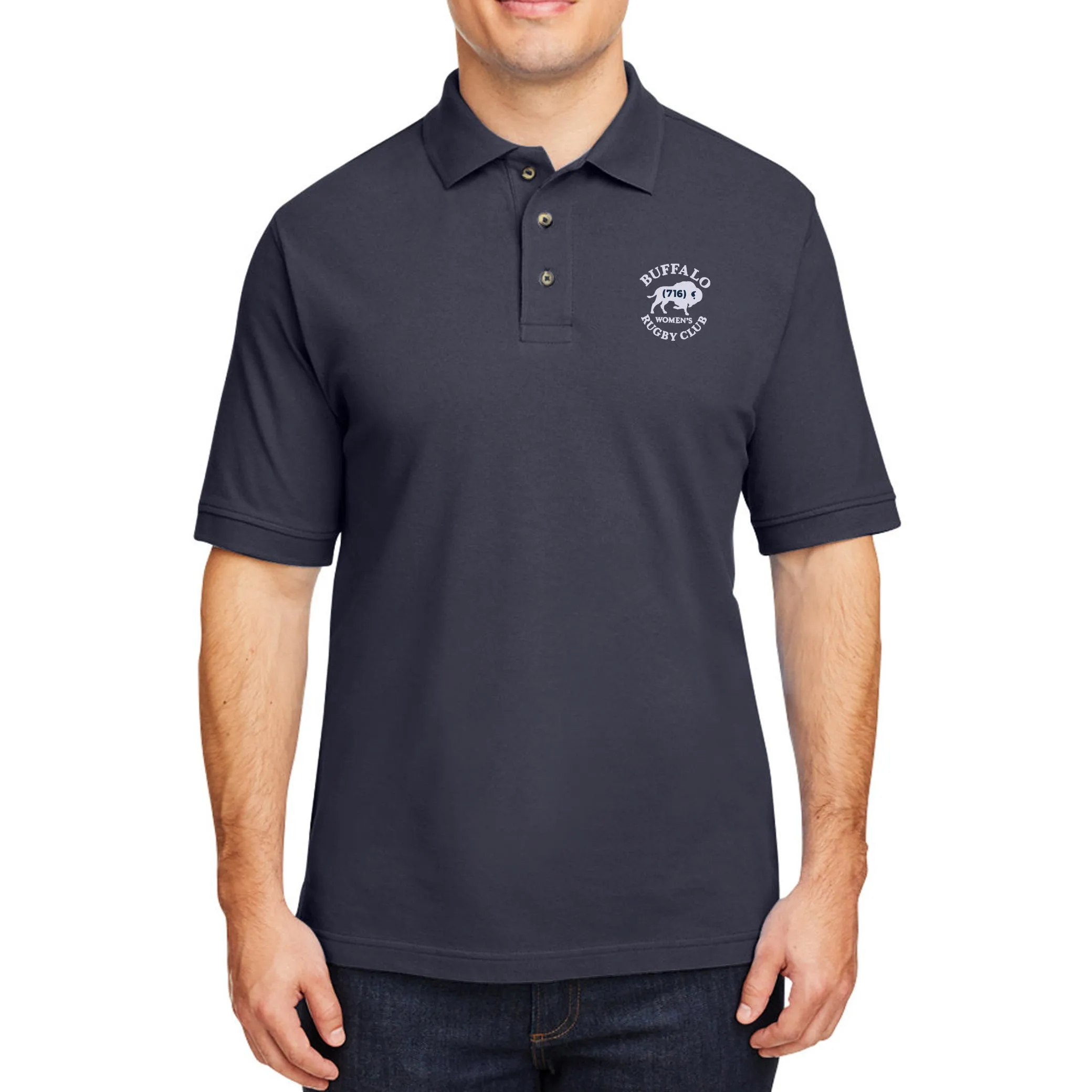 Buffalo WRC Ringspun Cotton Polo