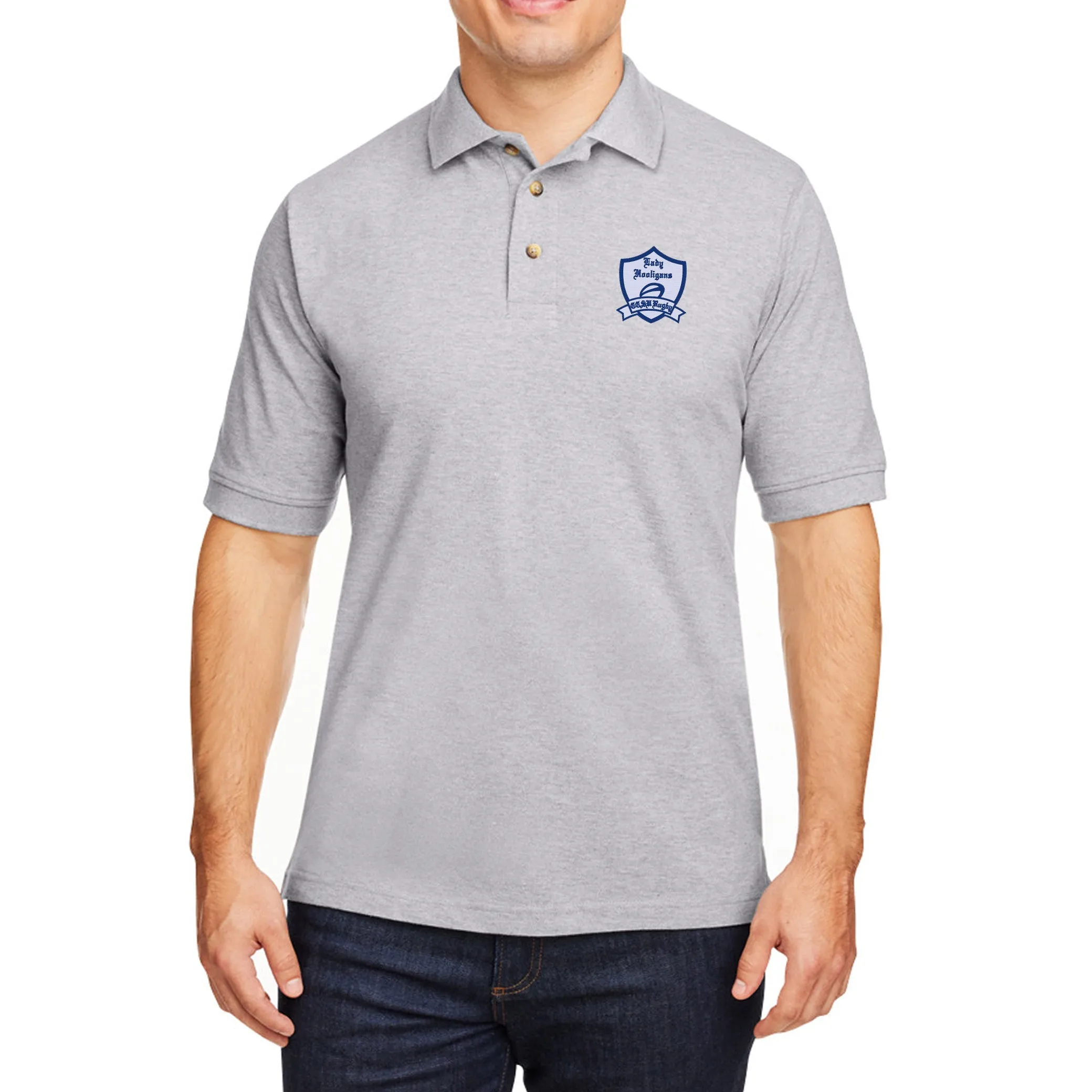 CCSU Lady Hooligans Ringspun Cotton Polo