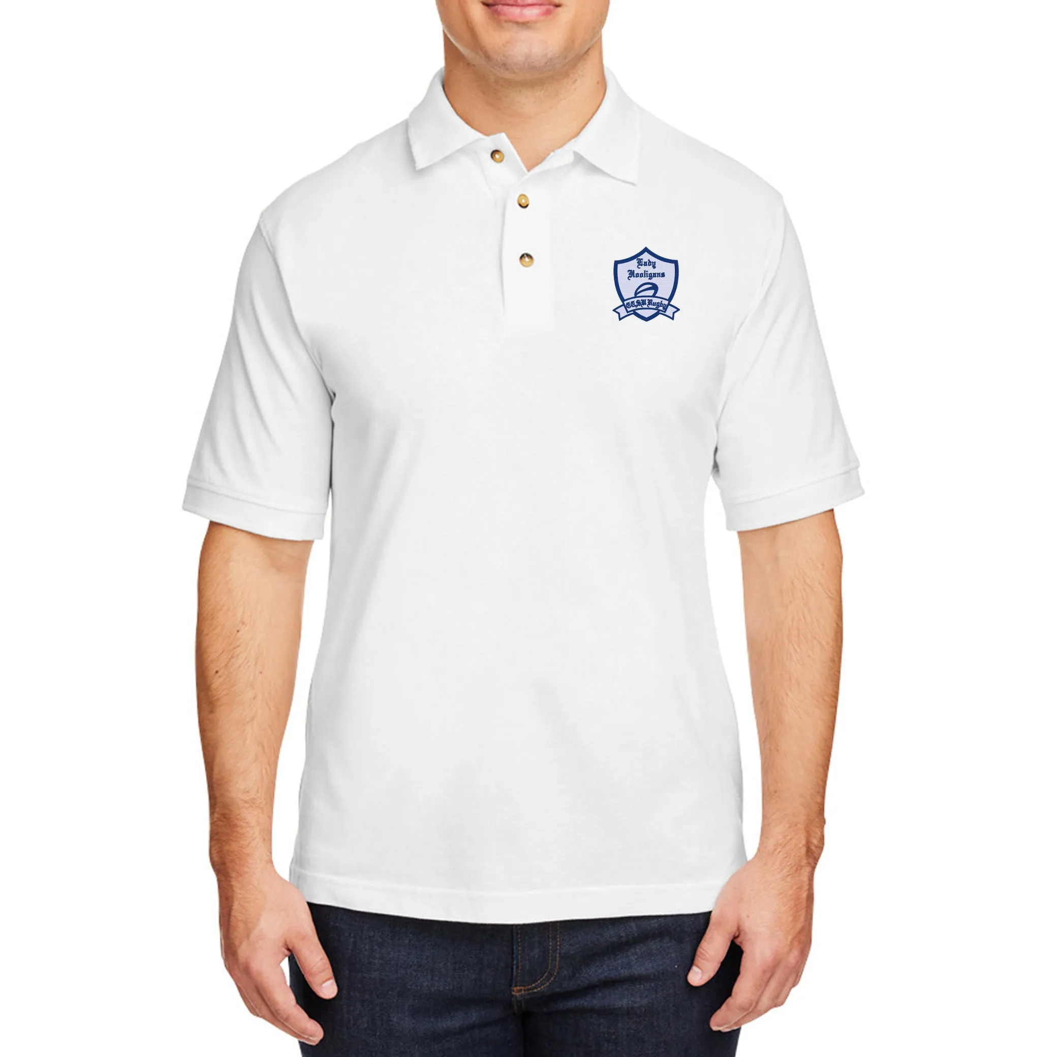 CCSU Lady Hooligans Ringspun Cotton Polo