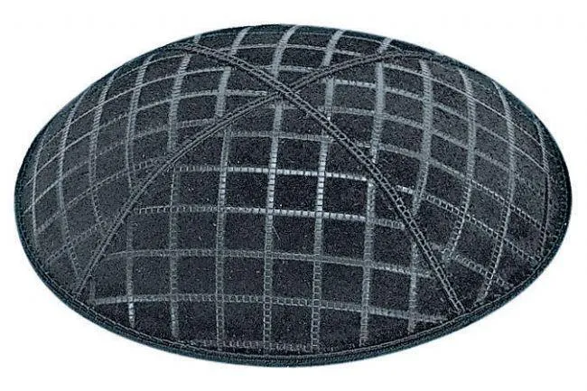 Embossed Suede Kippahs Blind Embossed Suede Kippot