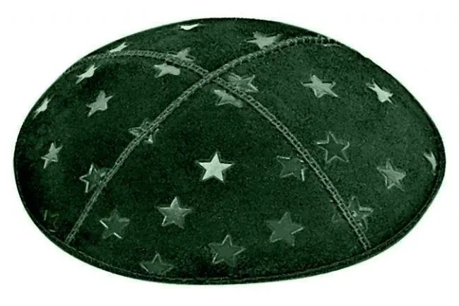Embossed Suede Kippahs Blind Embossed Suede Kippot