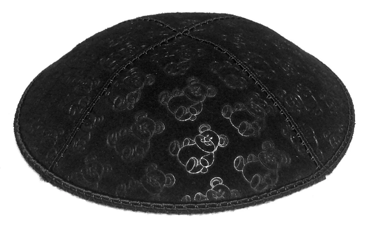 Embossed Suede Kippahs Blind Embossed Suede Kippot