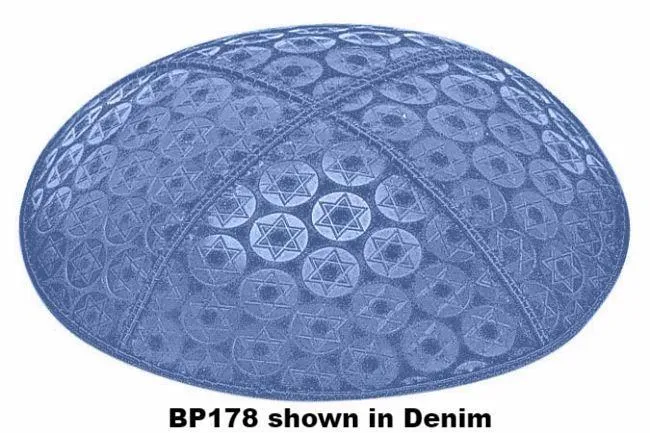 Embossed Suede Kippahs Blind Embossed Suede Kippot