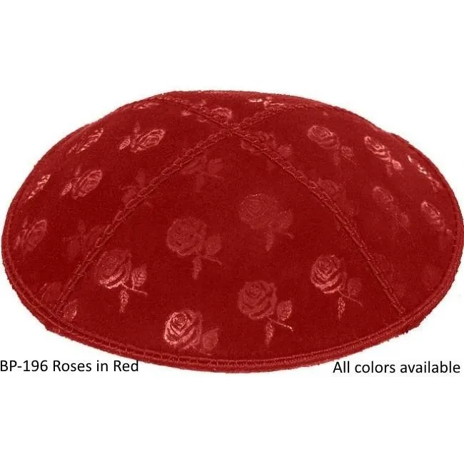 Embossed Suede Kippahs Blind Embossed Suede Kippot