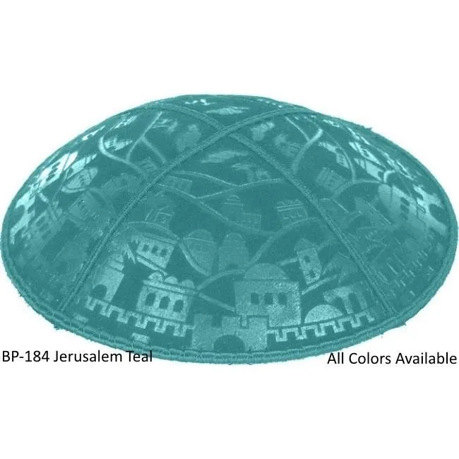 Embossed Suede Kippahs Blind Embossed Suede Kippot