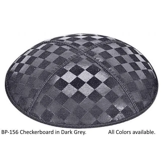 Embossed Suede Kippahs Blind Embossed Suede Kippot