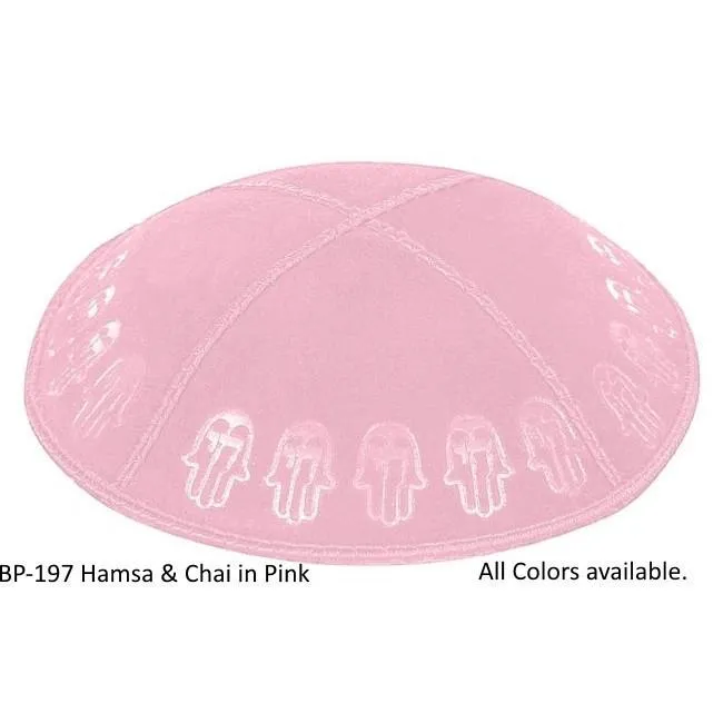 Embossed Suede Kippahs Blind Embossed Suede Kippot