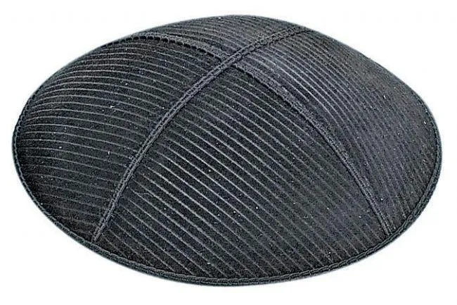 Embossed Suede Kippahs Blind Embossed Suede Kippot