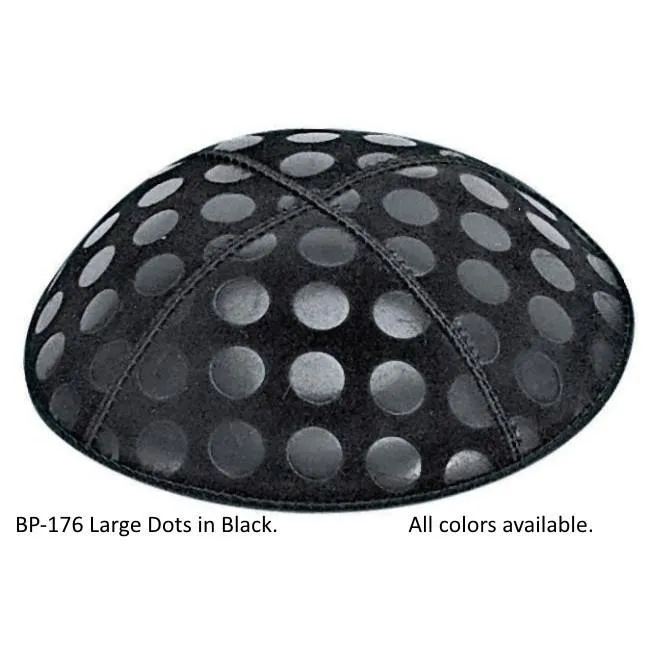 Embossed Suede Kippahs Blind Embossed Suede Kippot