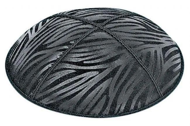 Embossed Suede Kippahs Blind Embossed Suede Kippot