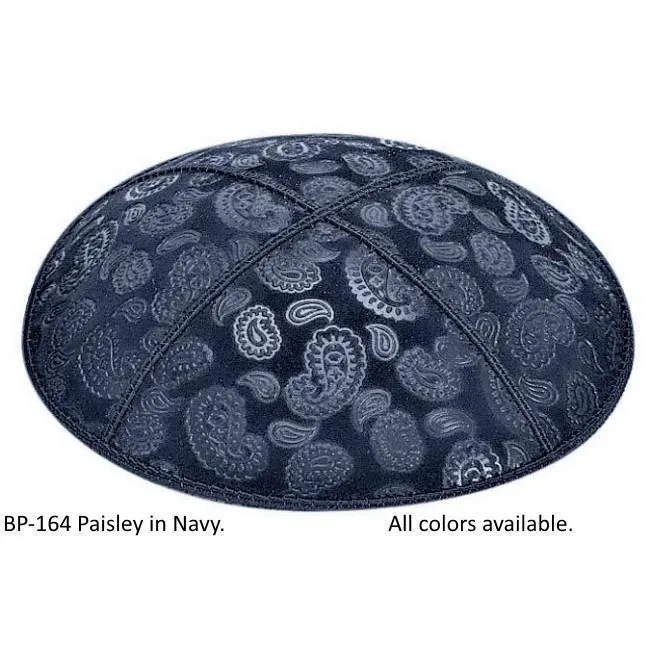 Embossed Suede Kippahs Blind Embossed Suede Kippot