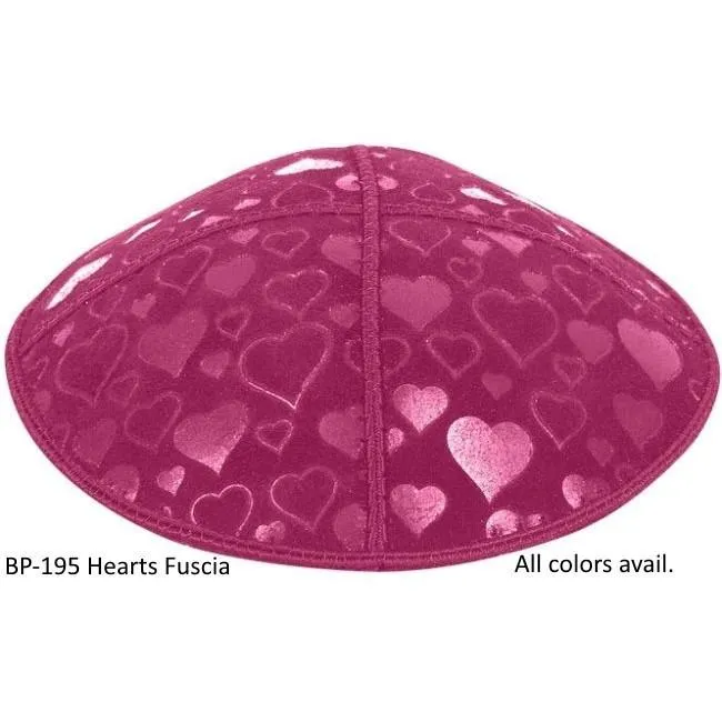 Embossed Suede Kippahs Blind Embossed Suede Kippot