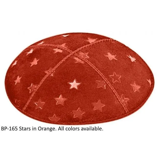 Embossed Suede Kippahs Blind Embossed Suede Kippot