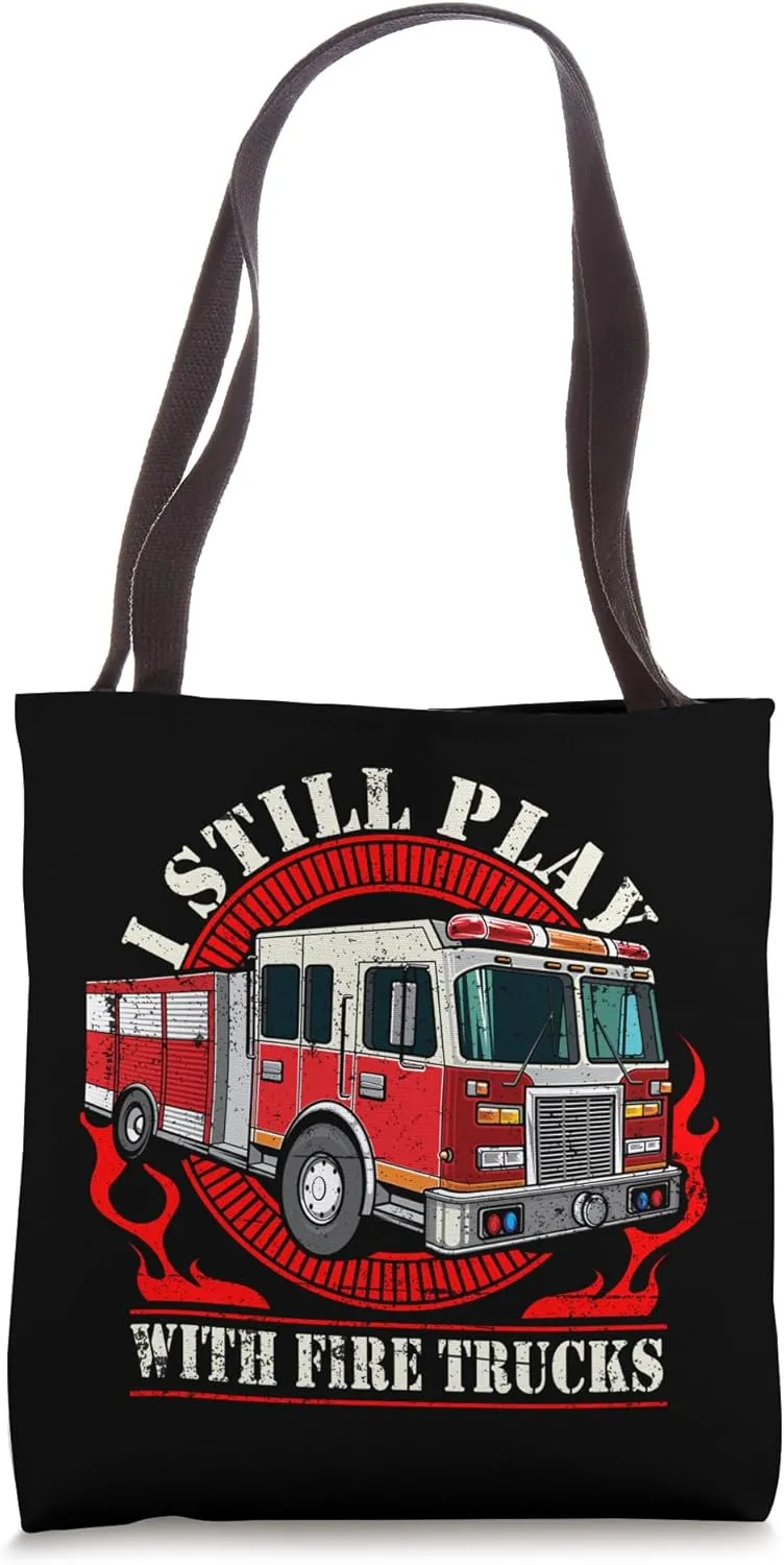 Firefighter Fire Fighter Thin Red Line Tote Bag