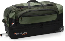 Gear 36 Inch Rolling Drop Bottom Duffel, Olive, One Size