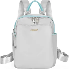 Mini Backpack, Small Lightweight Travel Backpack Purse, Waterproof Daily Backpack Purses, Gray