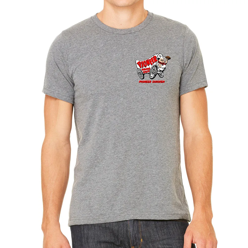 Pioneer Chicken Men's Grey T-Shirt