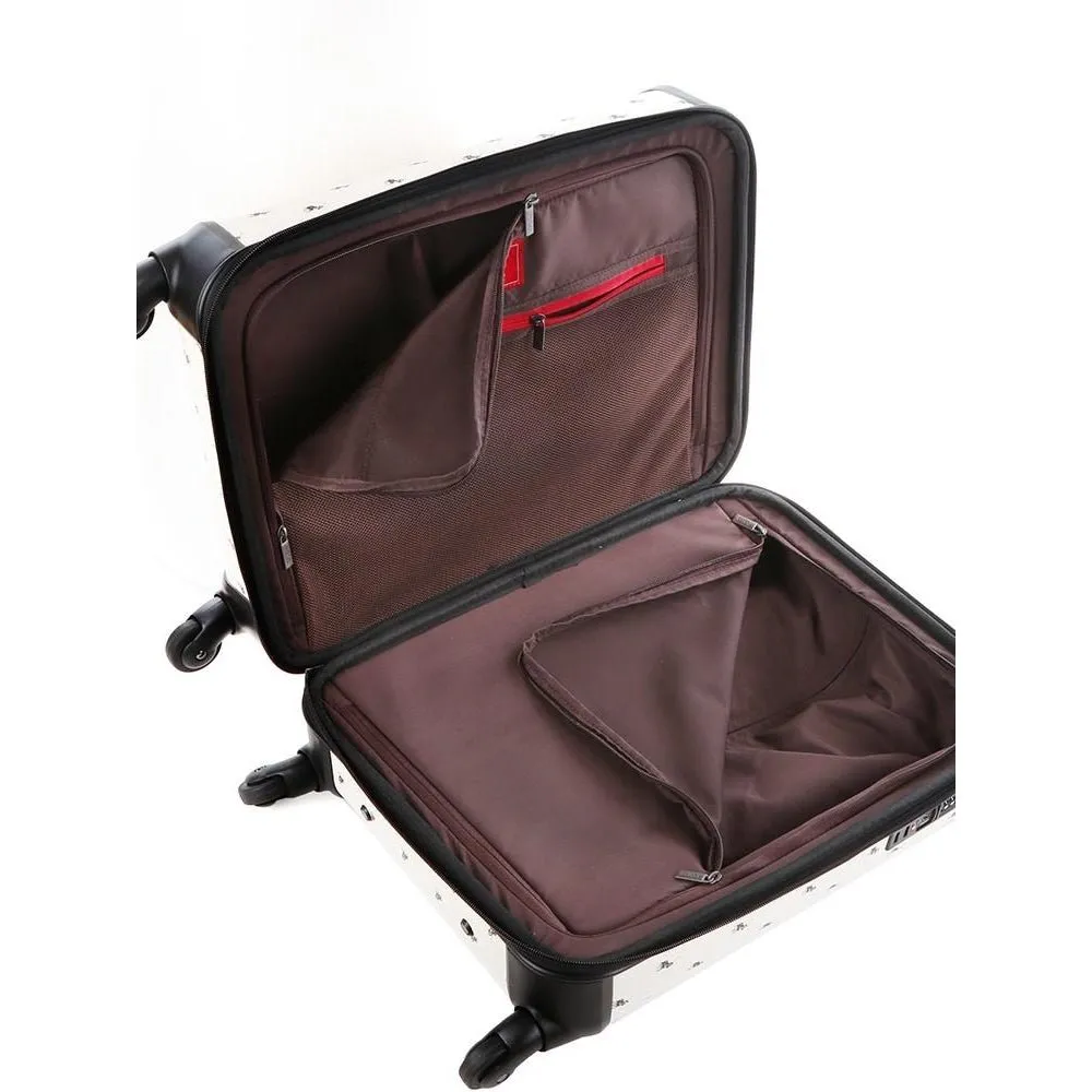 Polo Classic Double Pack Large 4 Wheel Trolley Case Beige