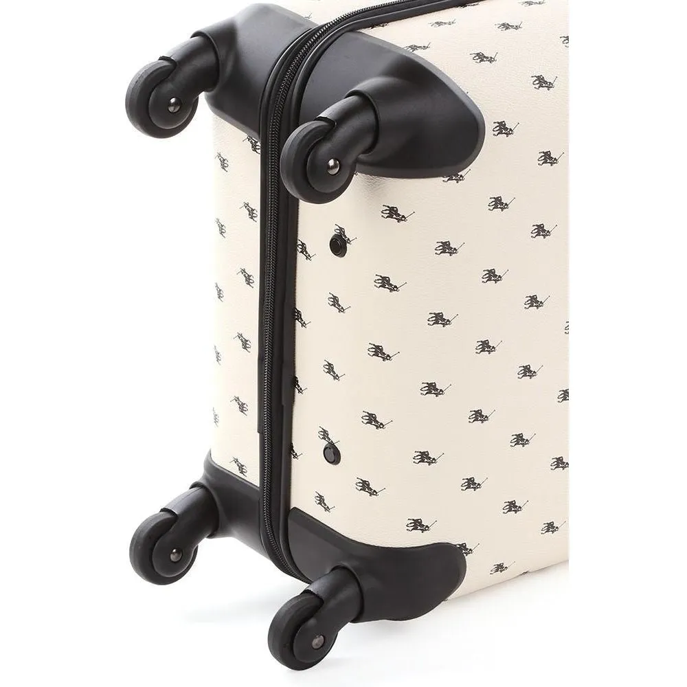 Polo Classic Double Pack Large 4 Wheel Trolley Case Beige