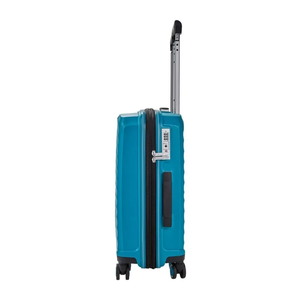 Rock Sunwave 3 Piece Set Expander Hardsided Luggage - Blue