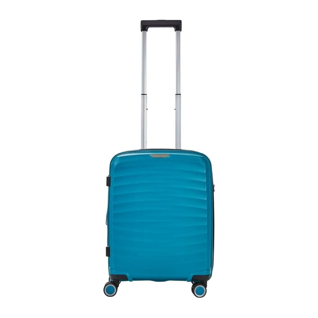 Rock Sunwave 3 Piece Set Expander Hardsided Luggage - Blue