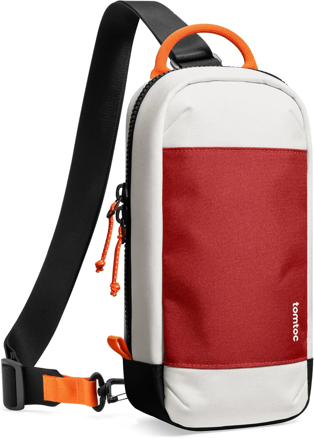 tomtoc Sling Crossbody Bag for Nintendo Switch 2, Protective Travel Chest Carrying Gaming Pouch with 8 Game Cartridges Slots