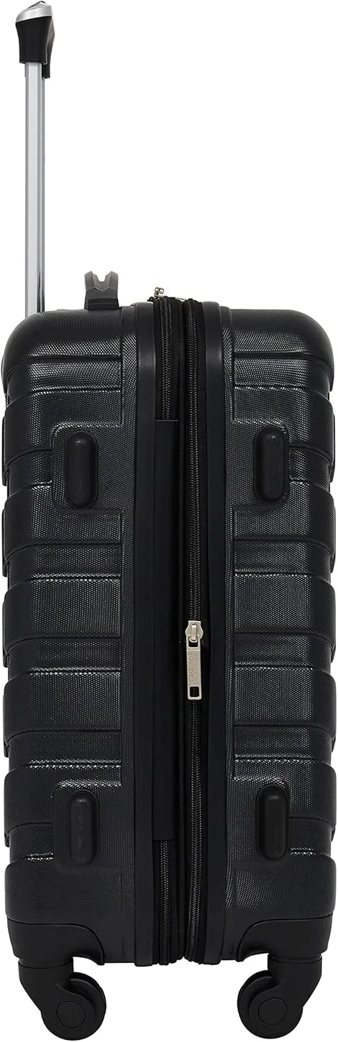 Wrangler Miami Luggage & Packing Cubes, Black, 4 Piece Set